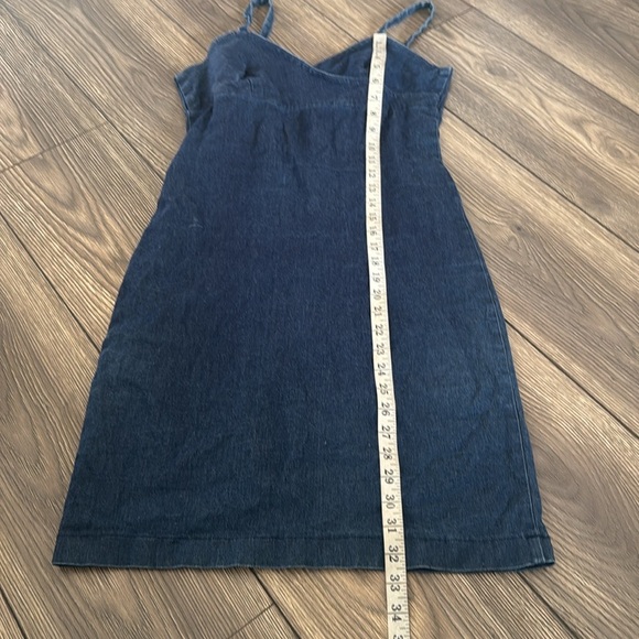 Denim Blue Spaghetti Strap Dress - Picture 3 of 7